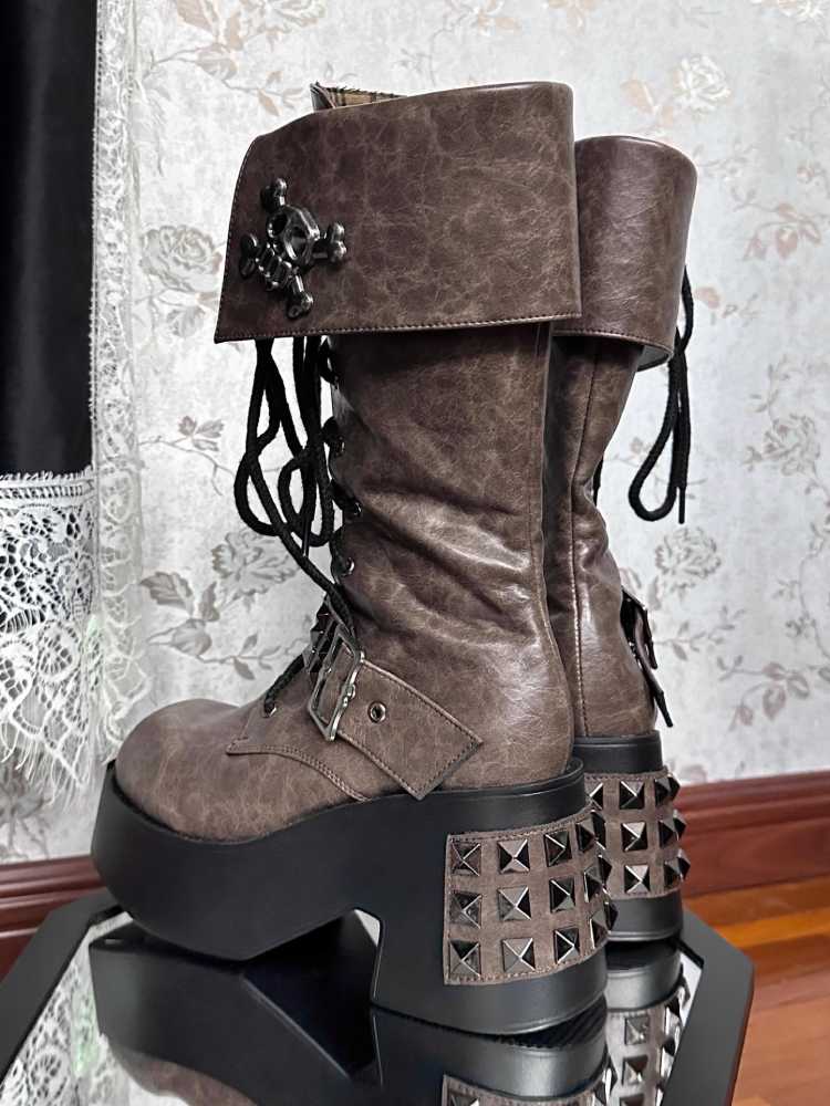 Platform Night Boots [S0000010247]