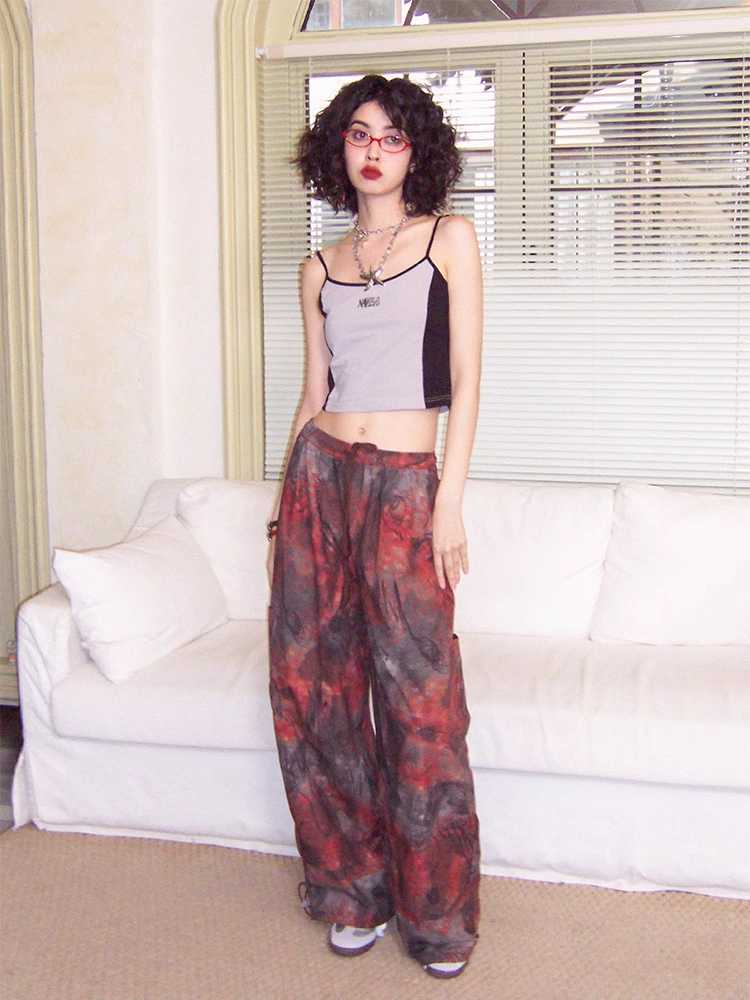 Casual loose printed pants【s0000009627】