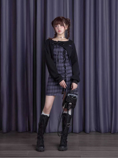 Plaid Dress Set [S0000010668]