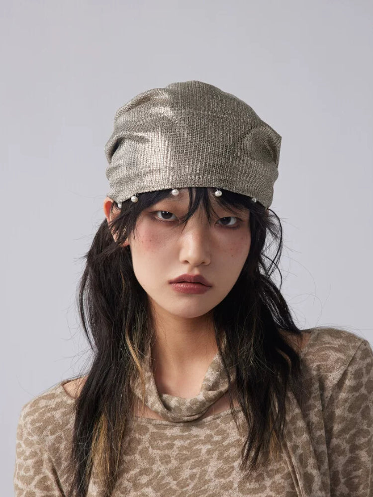 Sequin knit hat【s0000006534】