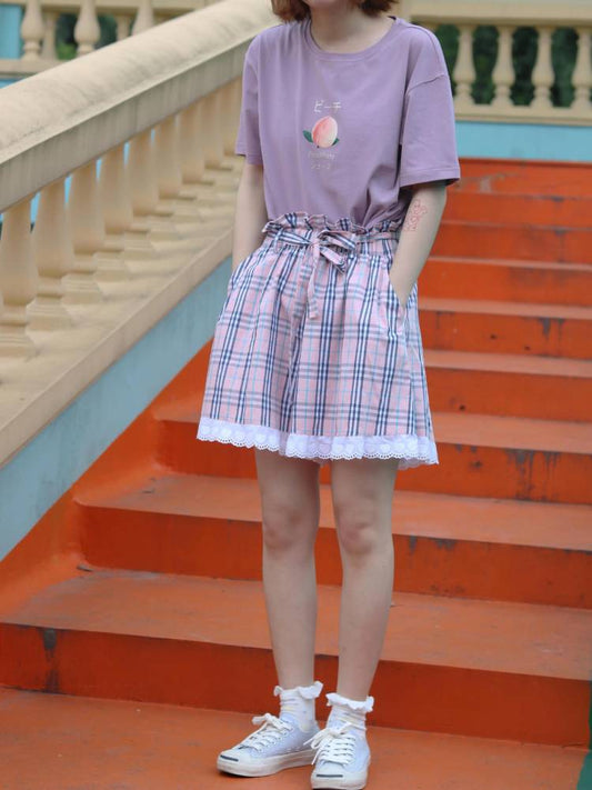 Round neck summer t-shirt【s0000008454】