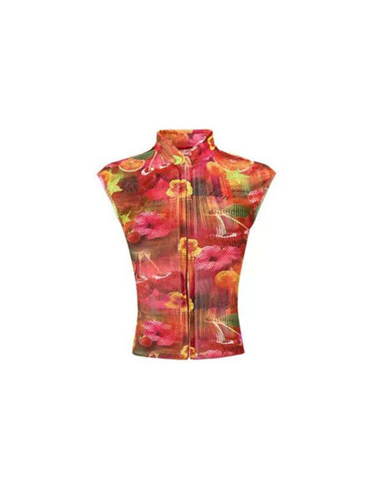 Summer Fruit Print Millennial Cheongsam Set [S0000009151]