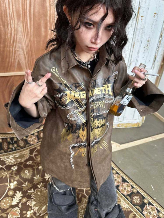 Ban D Ogo 체인 HOT S TAMPIN G DAMES MAIAHRD EATEE R 재킷 [S0000008315]