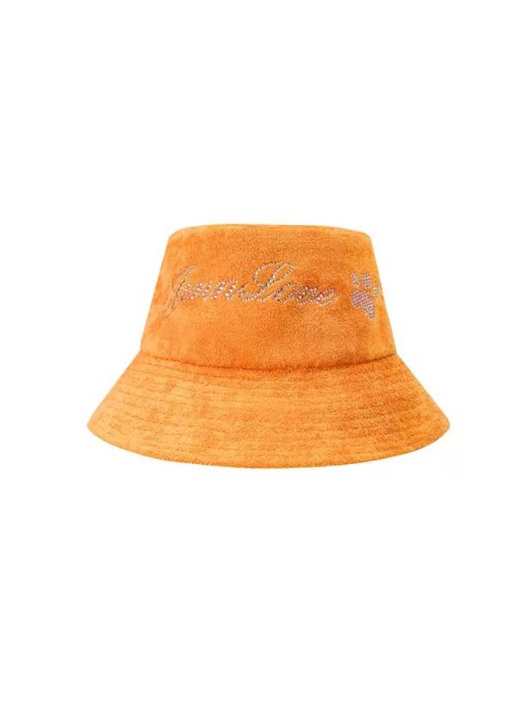 Towel Fabric Rhinestone Bucket Hat【s0000009186】