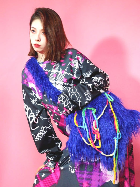 Large capacity imitation fur bag【s0000005093】
