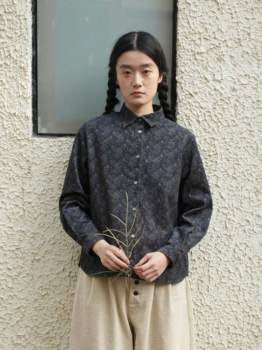 Fower Print Kotton 셔츠 [S0000006924]