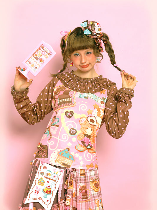 Polka Dot Lace Collar Base Layer【s0000014516】