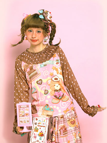 Polka Dot Lace Collar Base Layer【s0000014516】