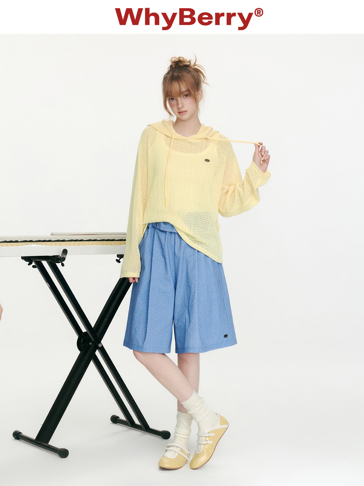 Island Floating Hooded Knit Top【s0000015679】