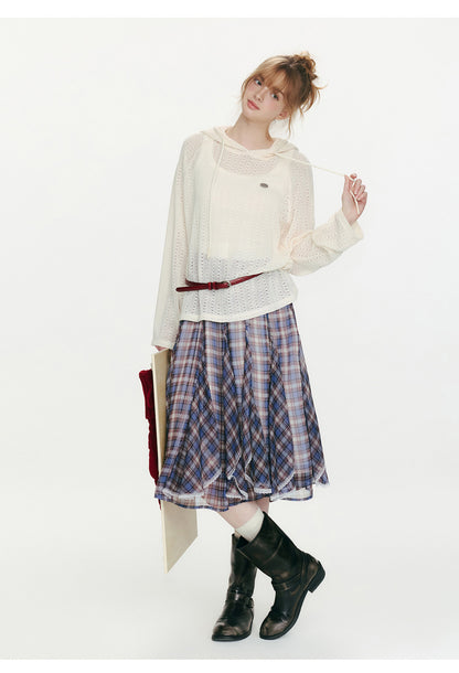 Island Floating Hooded Knit Top【s0000015679】