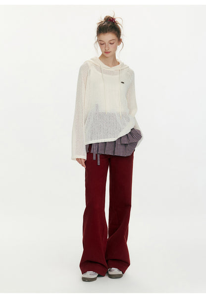 Island Floating Hooded Knit Top【s0000015679】