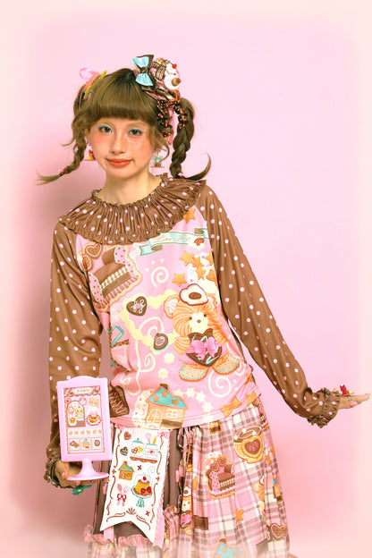 Polka Dot Lace Collar Base Layer【s0000014516】