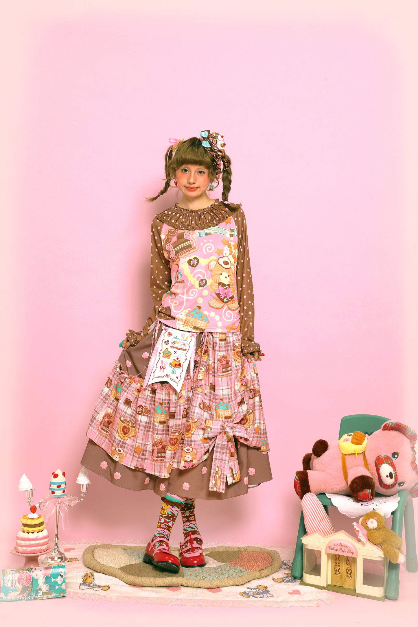 Polka Dot Lace Collar Base Layer【s0000014516】