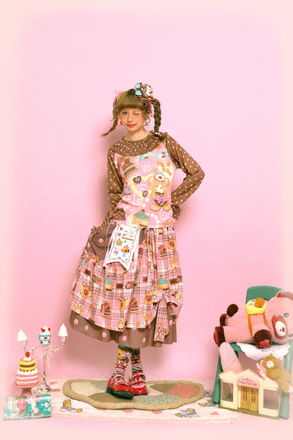Polka Dot Lace Collar Base Layer【s0000014516】