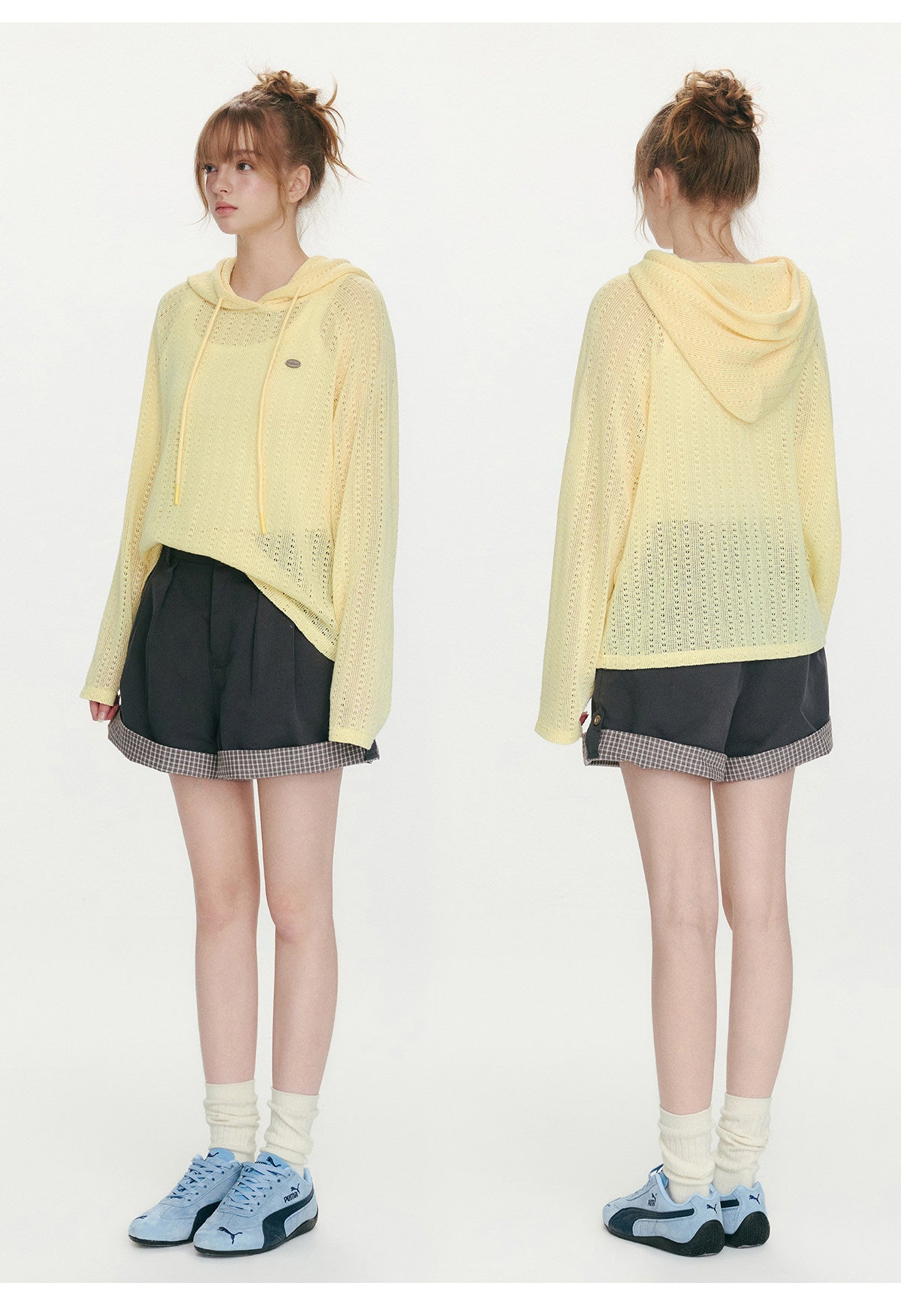 Island Floating Hooded Knit Top【s0000015679】