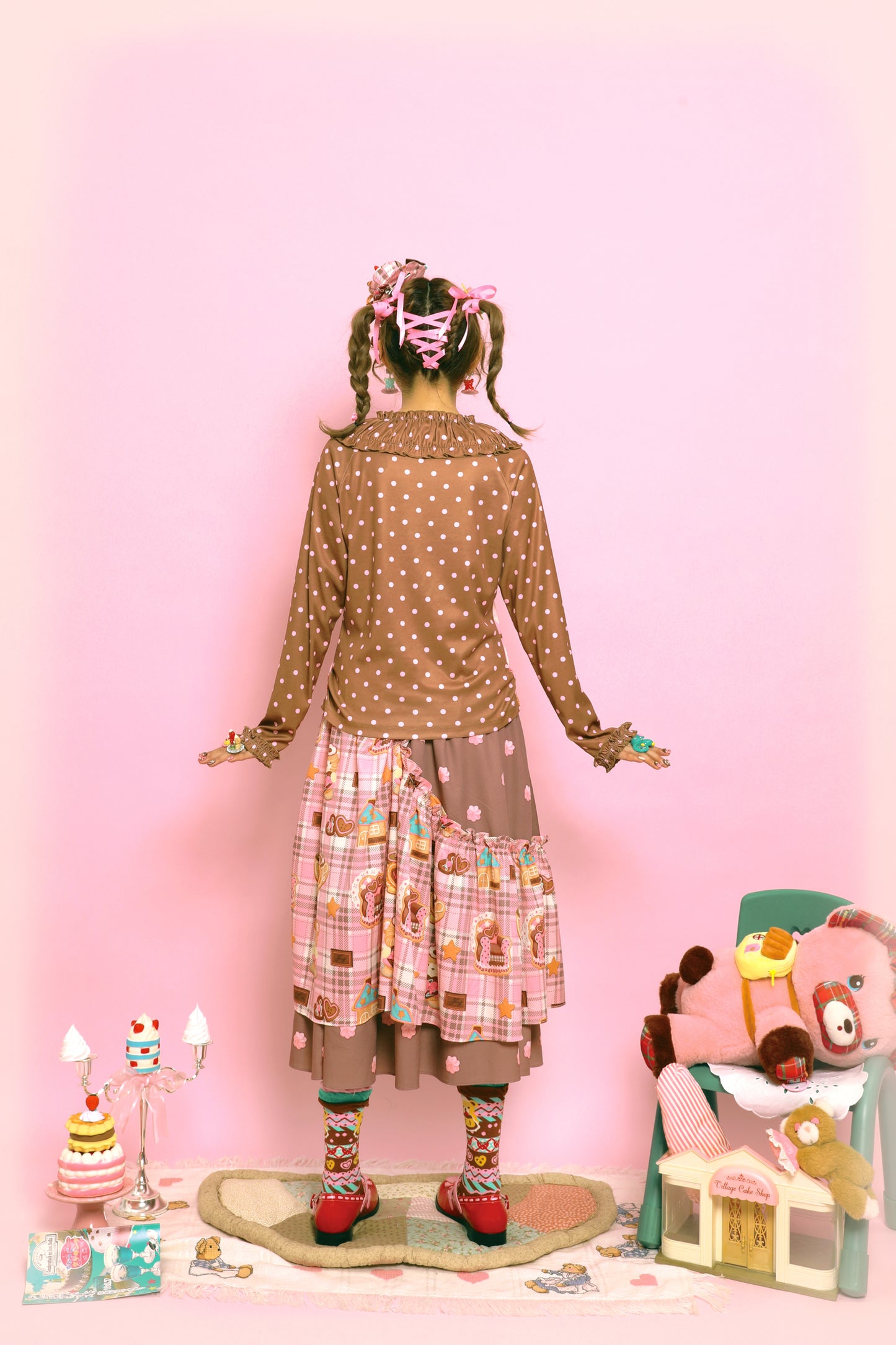Polka Dot Lace Collar Base Layer【s0000014516】