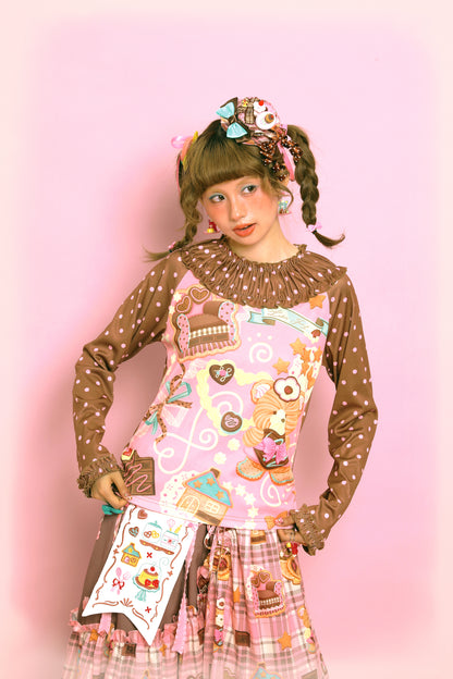 Polka Dot Lace Collar Base Layer【s0000014516】