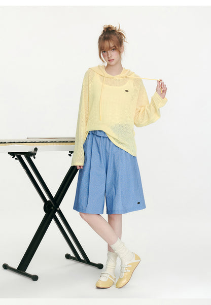 Island Floating Hooded Knit Top【s0000015679】
