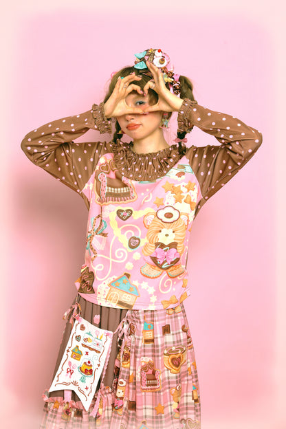 Polka Dot Lace Collar Base Layer【s0000014516】