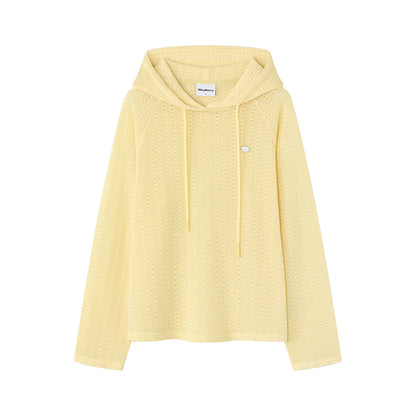 Island Floating Hooded Knit Top【s0000015679】
