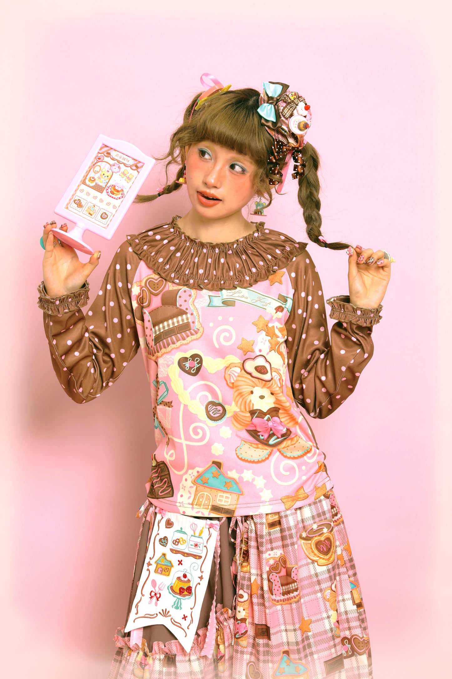 Polka Dot Lace Collar Base Layer【s0000014516】