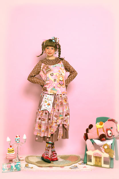 Polka Dot Lace Collar Base Layer【s0000014516】