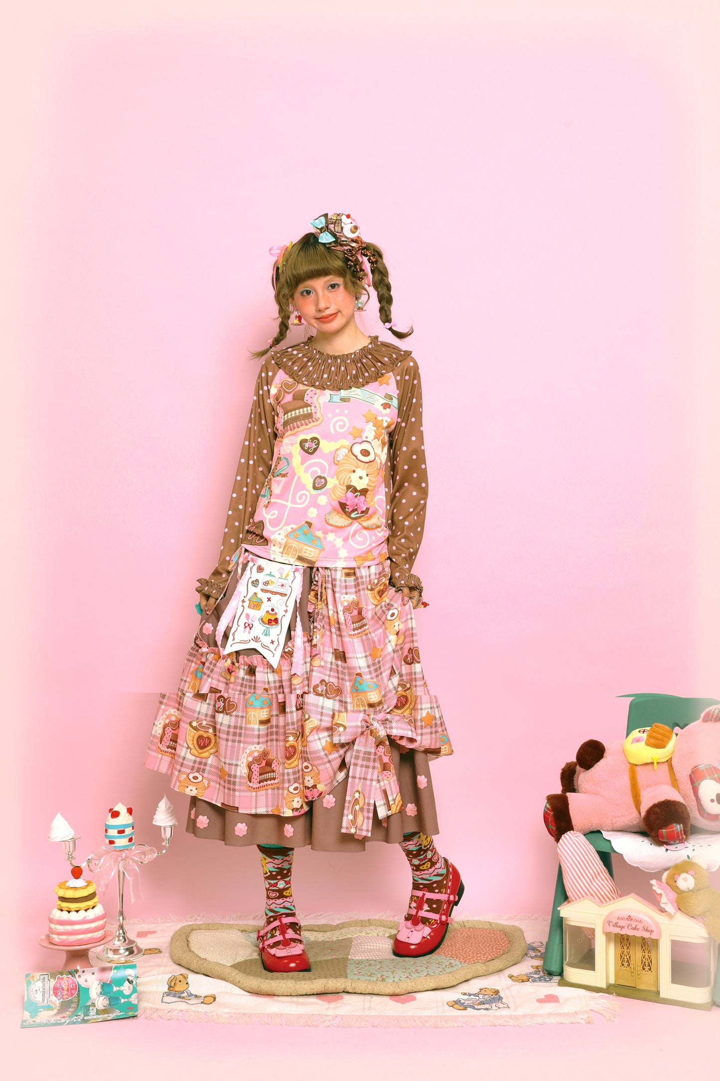 Polka Dot Lace Collar Base Layer【s0000014516】