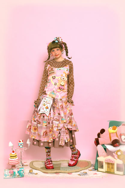 Polka Dot Lace Collar Base Layer【s0000014516】