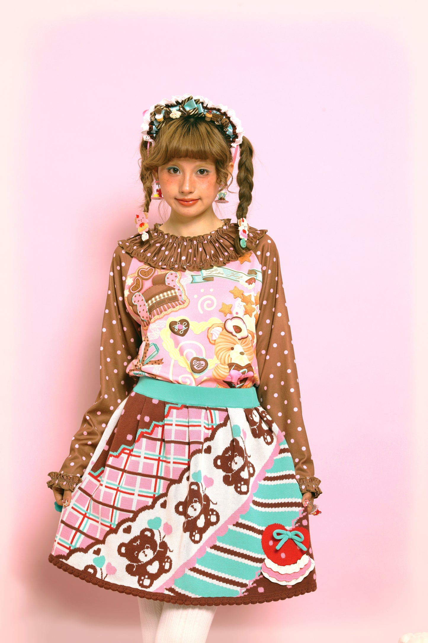 Polka Dot Lace Collar Base Layer【s0000014516】