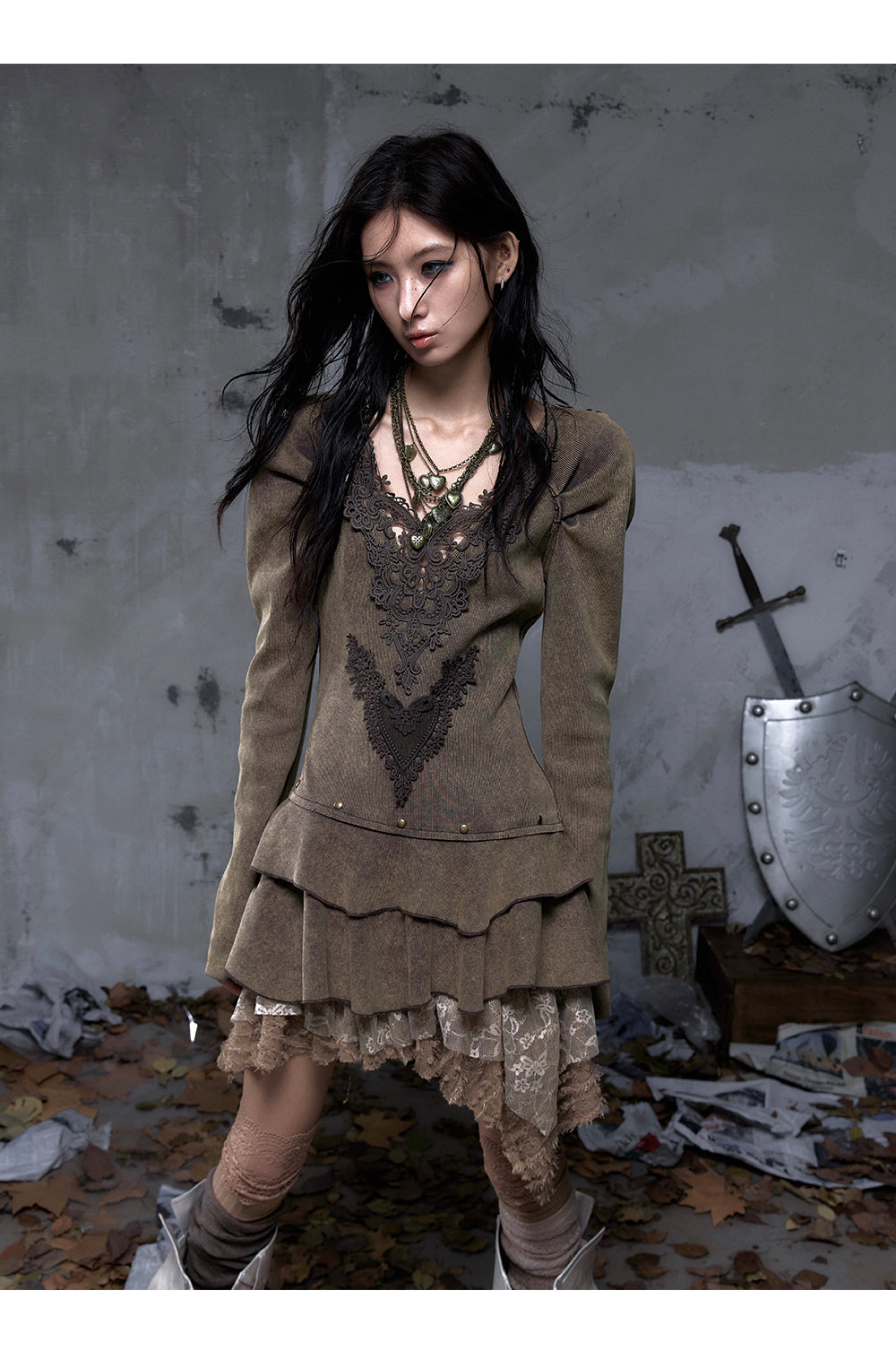 Palace Pure Desire Deep V-Neck Dress【s0000014657】