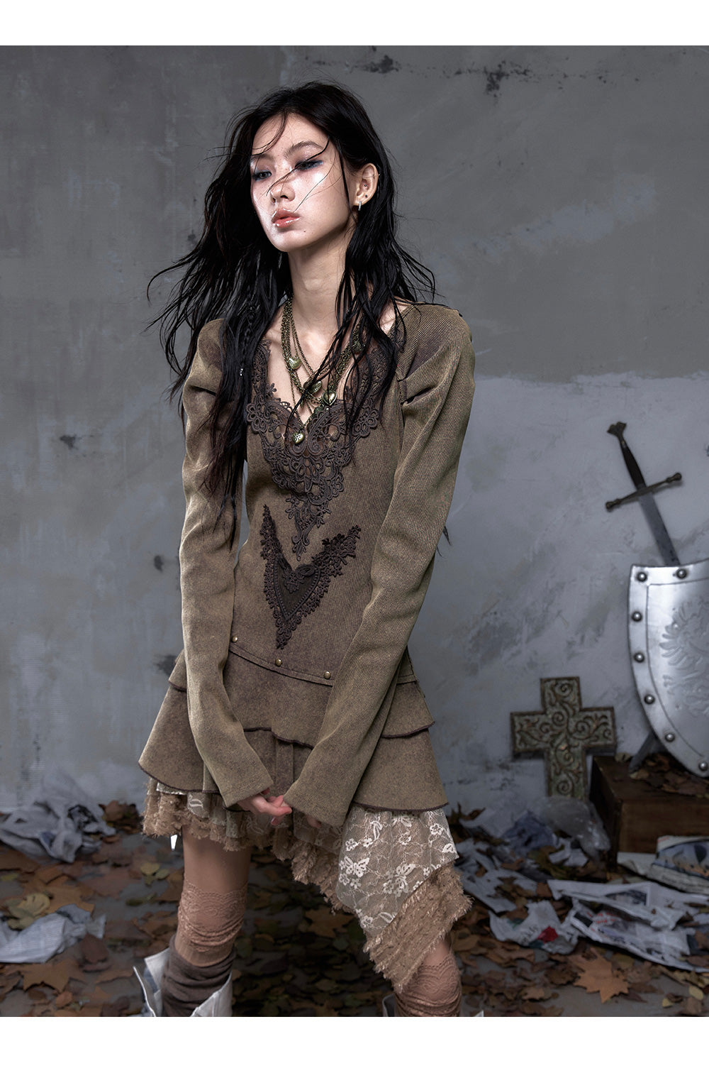 Palace Pure Desire Deep V-Neck Dress【s0000014657】