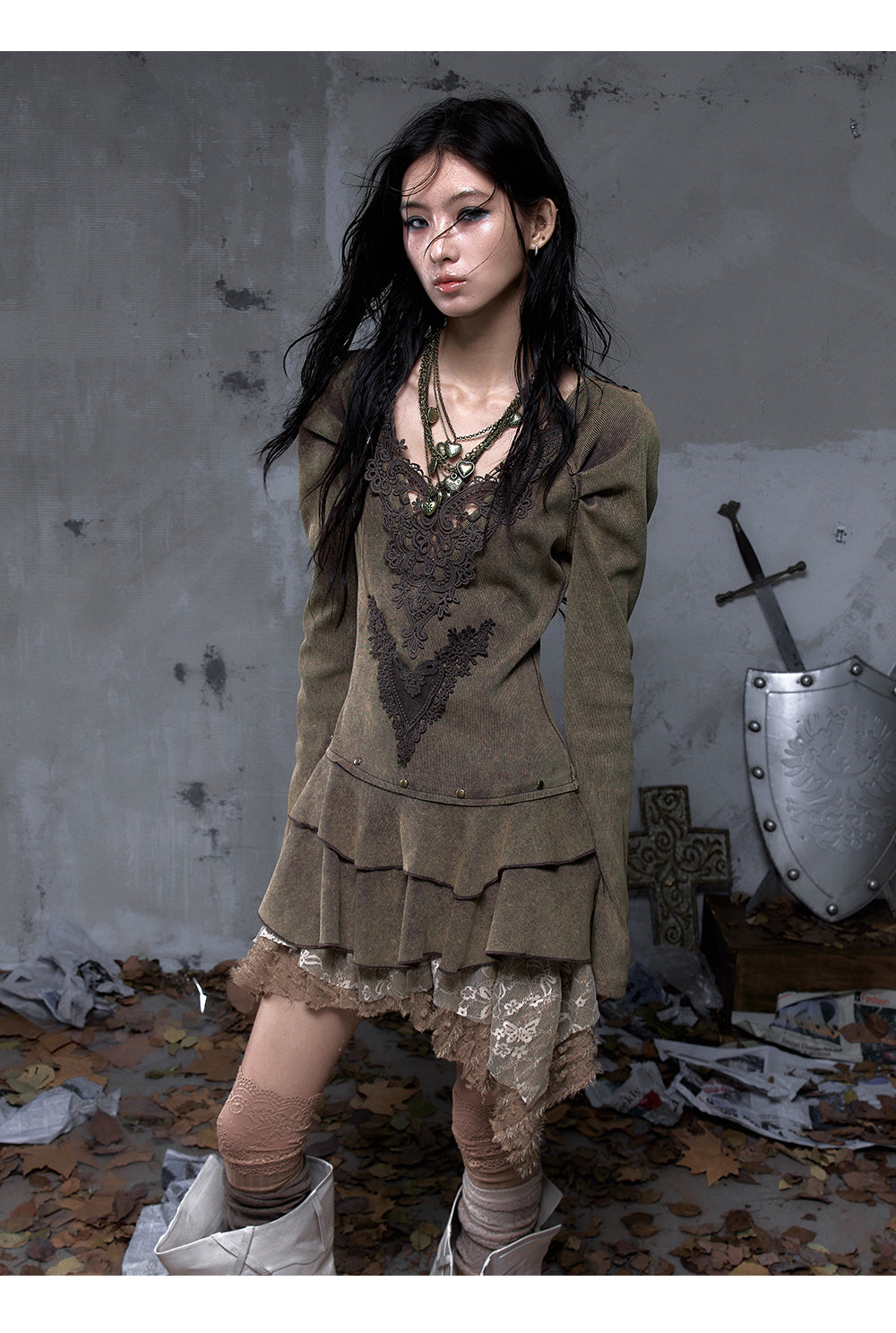 Palace Pure Desire Deep V-Neck Dress【s0000014657】