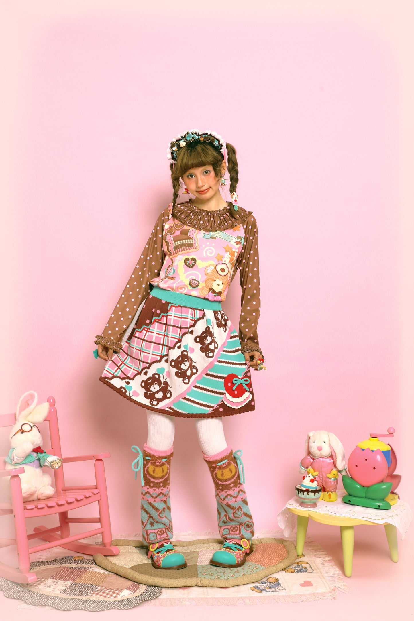 Polka Dot Lace Collar Base Layer【s0000014516】