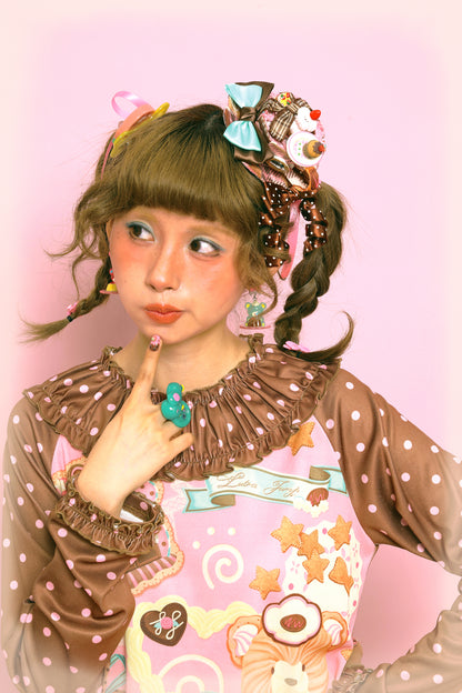 Polka Dot Lace Collar Base Layer【s0000014516】