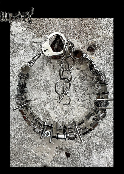 Hardcore Punk Choker Clavicle Chain【s0000018888】