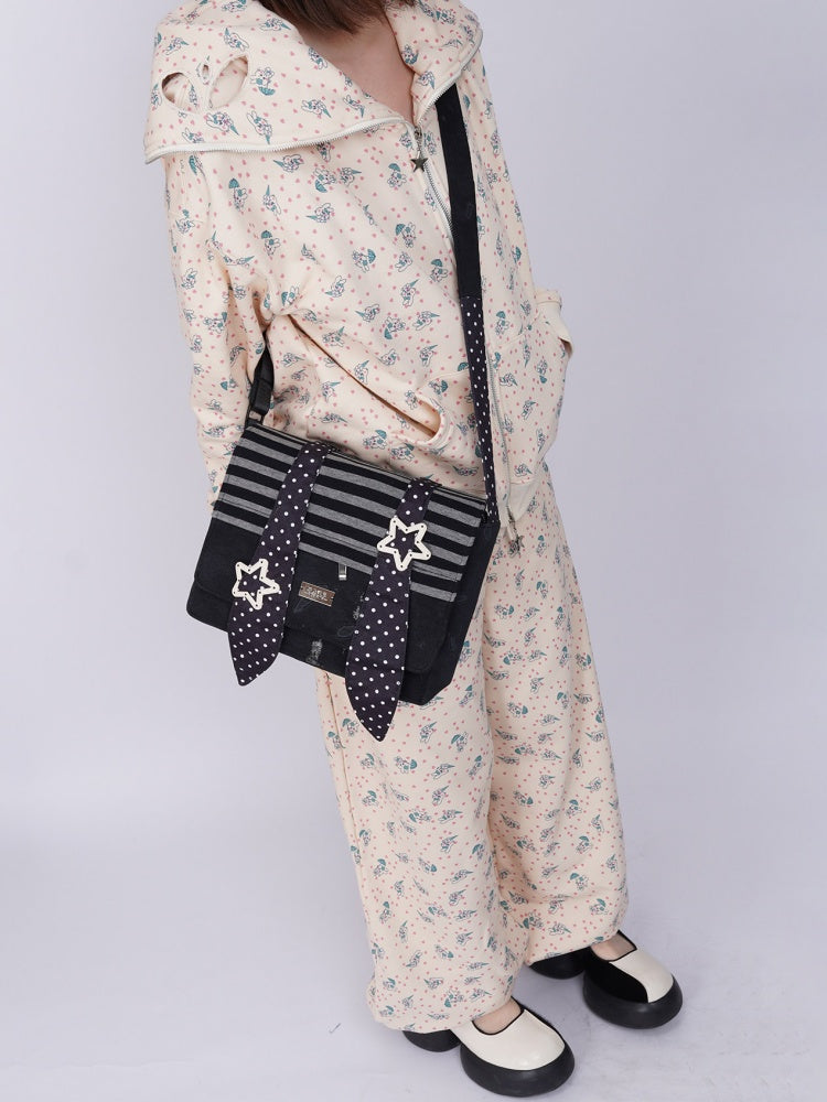 Rabbit Ear Tote Large Capacity Shoulder & Crossbody 2way Bag【s0000015974】