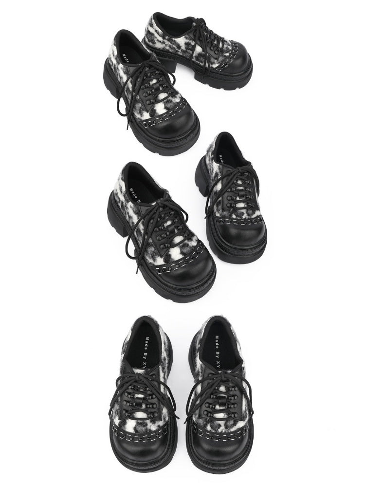 Leopard Print Versatile Platform Shoes【s0000015978】