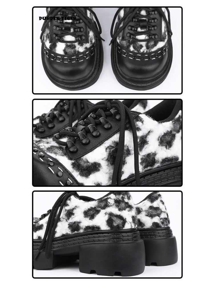 Leopard Print Versatile Platform Shoes【s0000015978】