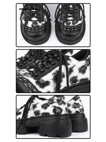 Leopard Print Versatile Platform Shoes【s0000015978】
