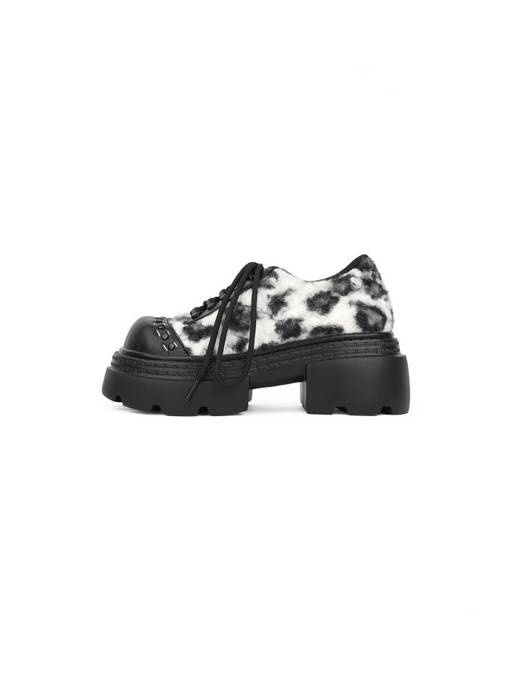 Leopard Print Versatile Platform Shoes【s0000015978】