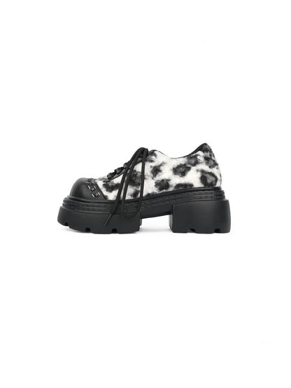 Leopard Print Versatile Platform Shoes【s0000015978】