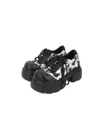 Leopard Print Versatile Platform Shoes【s0000015978】