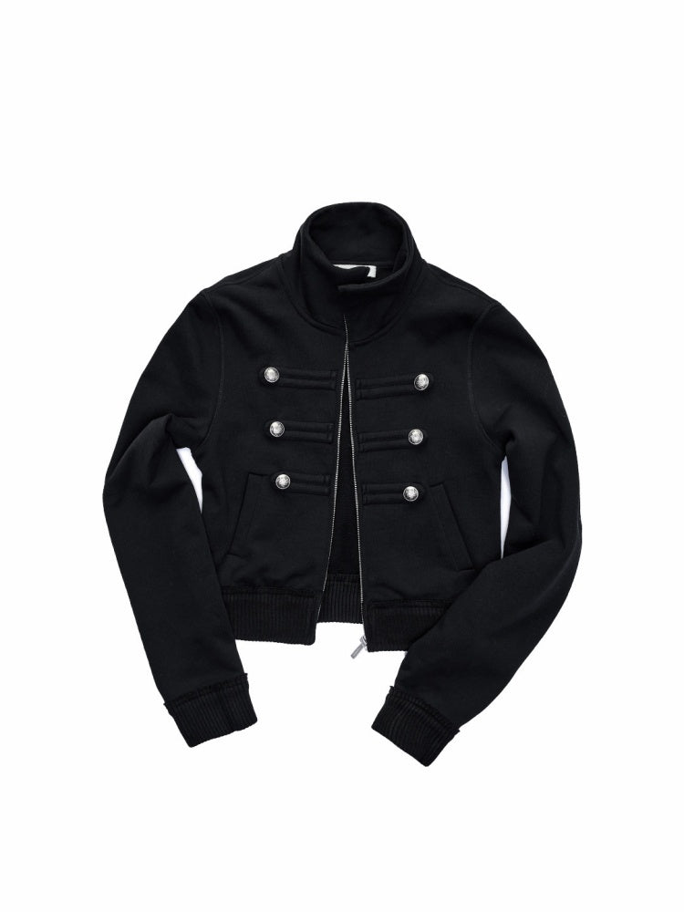 Double-Breasted Stand-Up Collar Jacket【s0000015993】