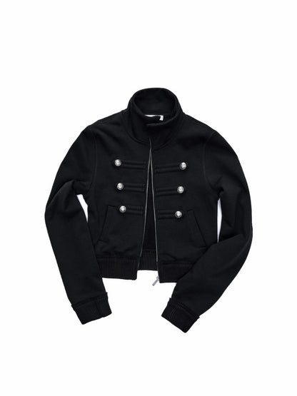 Double-Breasted Stand-Up Collar Jacket【s0000015993】