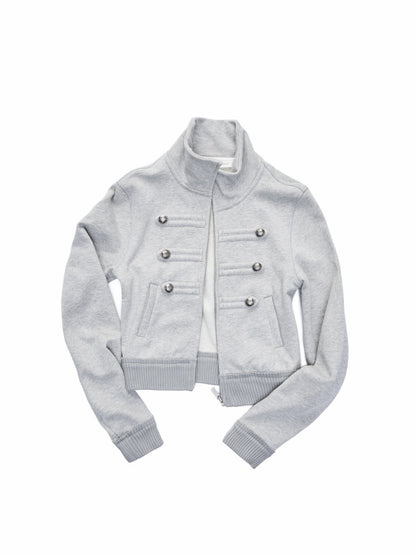 Double-Breasted Stand-Up Collar Jacket【s0000015993】