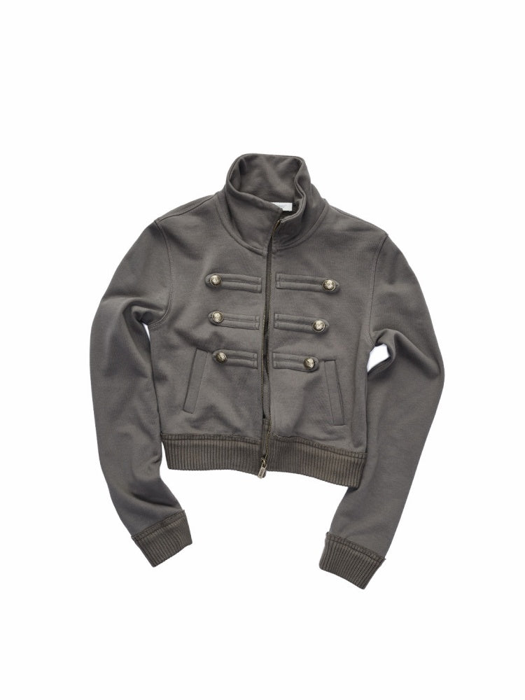 Double-Breasted Stand-Up Collar Jacket【s0000015993】