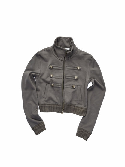 Double-Breasted Stand-Up Collar Jacket【s0000015993】