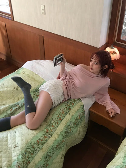 Ballerina Lace Cake Culottes Pumpkin Pants【s0000012131】