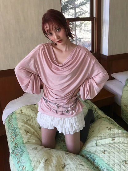 Ballerina Lace Cake Culottes Pumpkin Pants【s0000012131】