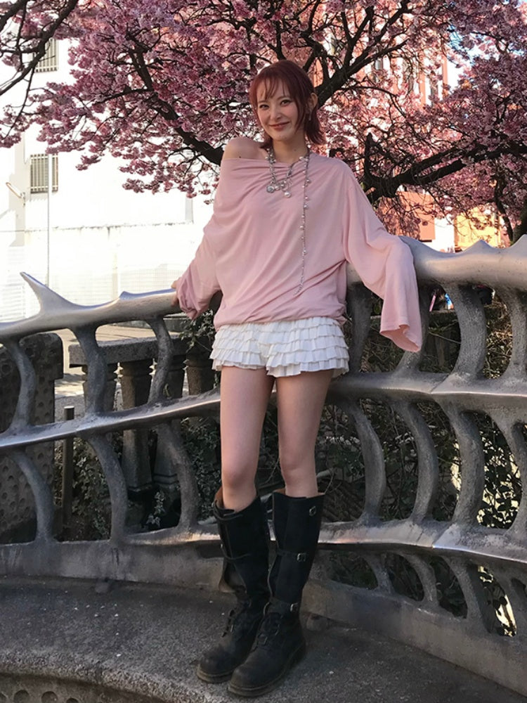 Ballerina Lace Cake Culottes Pumpkin Pants【s0000012131】